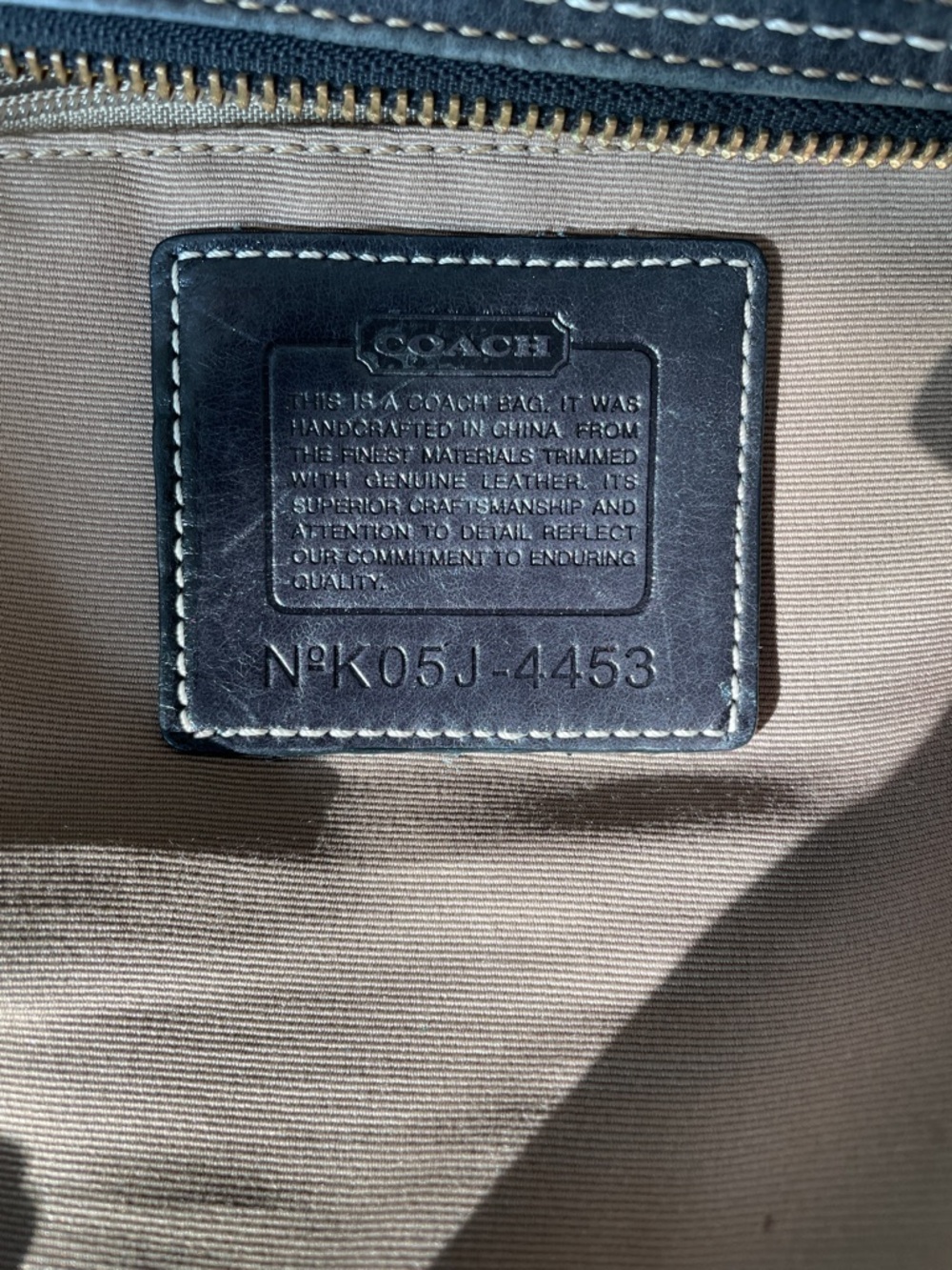 Vintage Coach Y2K Black Sateen Gallery Turnlock Satchel Style 4453 - Picture 16 of 16